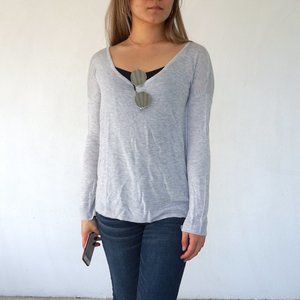 H&M oversized knit sweater size s grey